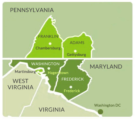 Grown Cuts Service Areas Map